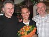 Ringsgwandl und Veranstalter gratulierten nach der Show Wirtin Andrea Hirsch zum Geburtstag