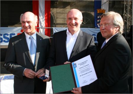 Landeshauptmann Dr. Erwin Prll, Obmann Johannes Authried und Bgm. Herbert Osterbauer
