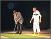Volksbank GD Franz Pinkl beim Golftest auf der B�hne